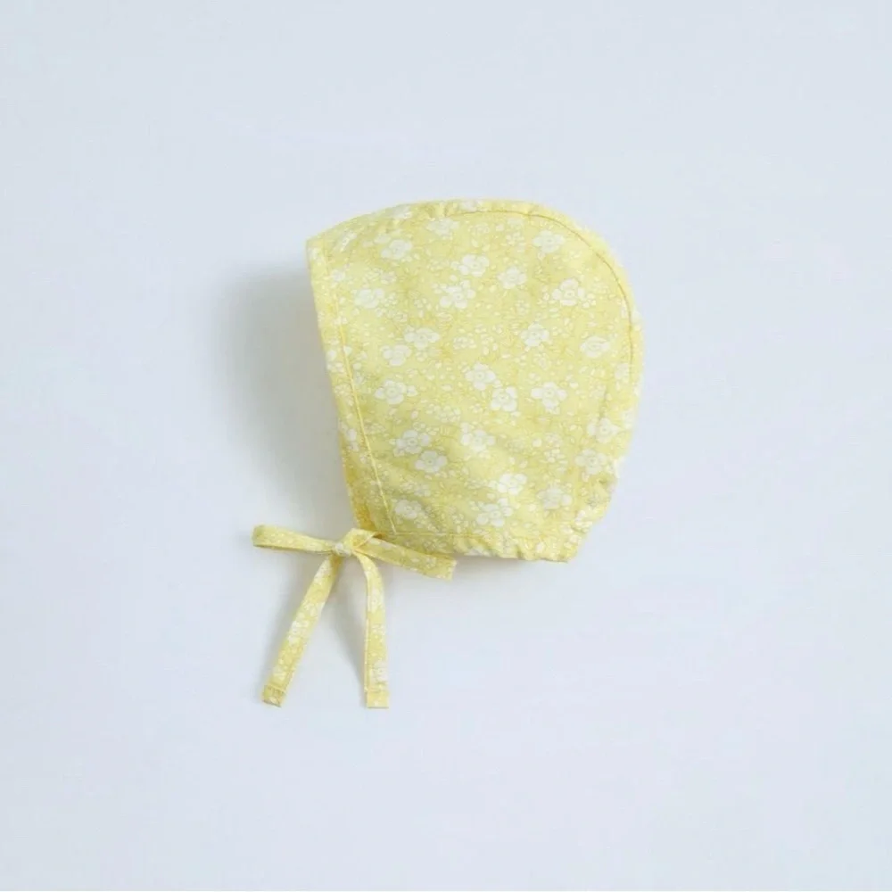 Zara Yellow Floral Kids Hat